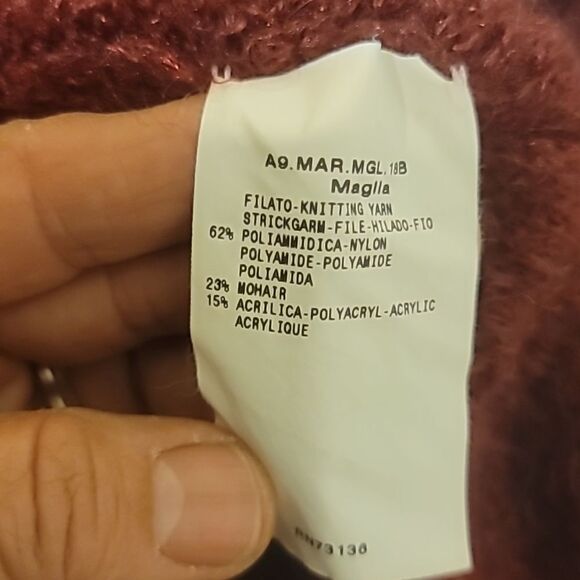Marella made I. Italy vneck sweater size large - Picture 6 of 8